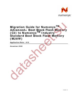 M28W320HSB70ZA6F datasheet  